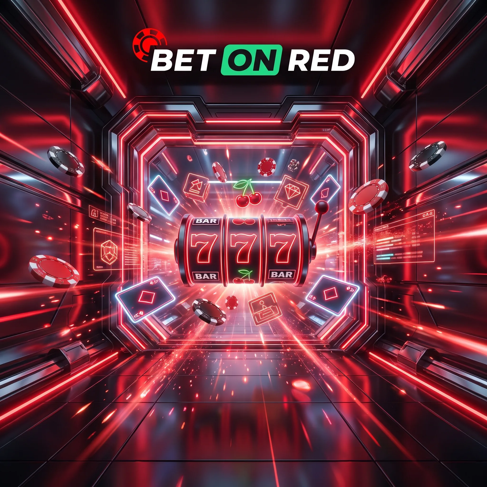BetOnRed Spielewelt mit Casino-Logo